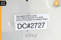00-06 Mercedes W215 CL500 CL600 Left Driver Door Lock Latch Actuator Keyless Go