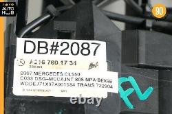 07-14 Mercedes W216 CL550 CL600 Left Driver Door Handle Keyless Go Black OEM