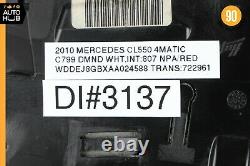 07-14 Mercedes W216 CL550 CL600 Left Driver Door Handle Keyless Go White OEM