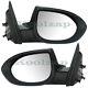 09-12 Mazda6 Power Non-heated Witho Lighted Entry Mirror Left Right Side Set Pair