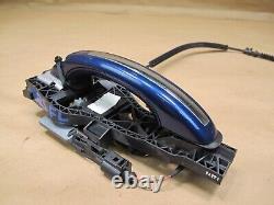 10-15 Audi Q7 4l Front Left Keyless Entry Exterior Door Handle Blue Oem