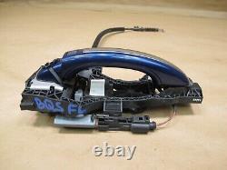 10-15 Audi Q7 4l Front Left Keyless Entry Exterior Door Handle Blue Oem