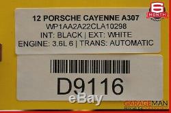 11-17 Porsche Cayenne 958 Front Right Side Exterior Door Handle Keyless Go OEM