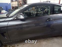 14 BMW 435i Left Front Door Coupe, withPassive Entry (comfort access) Gray B39