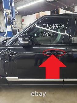 15 16 17 Range Rover Left Front Exterior Door Handle Passive Entry Black 1AG