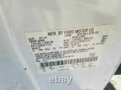 2009-2014 Ford F150 Driver Front Door Electric WithO Keyless Entry Pad White