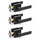 3 Pack Heavy Duty Front/exterior/bedroom Doors Locks Door Lever Door Lock Sets E