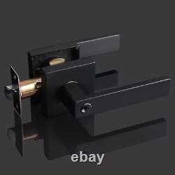 3 Pack Heavy Duty Front/exterior/bedroom Doors Locks Door Lever Door Lock Sets E