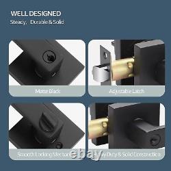 3 Pack Heavy Duty Front/exterior/bedroom Doors Locks Door Lever Door Lock Sets E