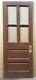 30x79.5 Antique Vintage Solid Wood Wooden Exterior Entry Door Window Wavy Glass