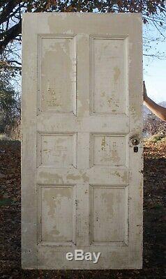 34x75x2 Antique 1854 Vintage SOLID Wood Wooden Exterior Front Entry Door Panel