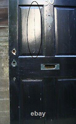 36x79x1.75 Antique Vintage Old SOLID Wood Wooden Exterior Front Entry Door