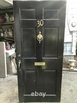 36x79x1.75 Antique Vintage Old SOLID Wood Wooden Exterior Front Entry Door