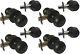 4 Entry Entrance W Single Deadbolt Black Door Locks Round Knobs Same Keyed