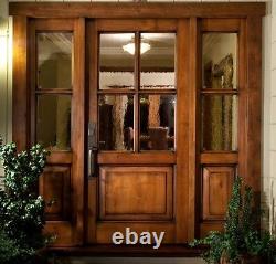 4 Lite Vail Style Knotty Alder Entry Door 3068