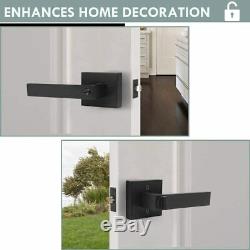 5 Pack Keyed Entry Lever Lock for Exterior Door & Front Door Heavy Duty Key B590