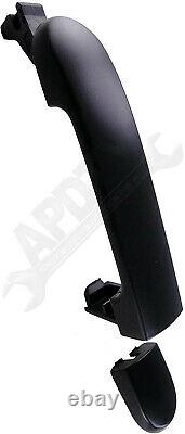 APDTY 93475 Exterior Door Handle Front RH Black wo/ Smart Entry System wo/ keyh