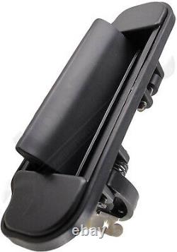 APDTY 93558 Exterior Door Handle Front RH Smooth Black With Keyless Entry
