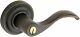 Baldwin Estate Wave Lever 5258.402. Rent Distressed Rubbed Bronze Keyed Entry