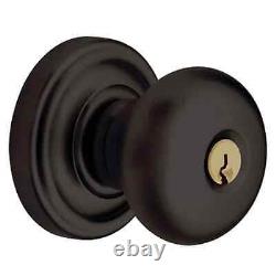 Baldwin Hardware 5205-102-ENTR Keyed Entry Set, Oil Rubbed Bronze