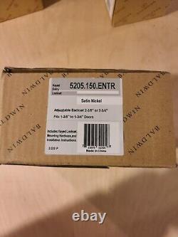 Baldwin Hardware 5205-150-ENTR Keyed Entry Set, Satin Nickel