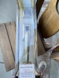 Baldwin Prestige Torrey Pines Satin Nickel Handleset with Smart key NEW SEALED