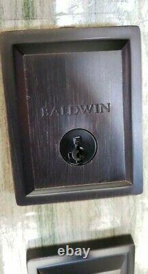 Baldwin Smartkey Torrey Pines Front Entry Door Handleset Lock Venetian Bronze