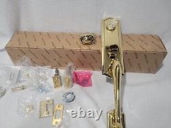 Baldwin entry handle set exterior bethpage escutcheon single cylinder brass