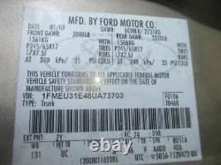 Driver Front Door Sport Trac With Keyless Entry Pad Fits 07-10 EXPLORER 15672454