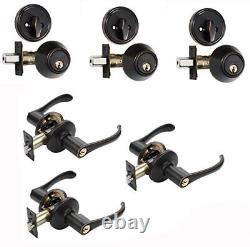 Dynasty Hardware CP-VAI-12P, Vail Front Door Entry Lever Lockset and Single Cyli