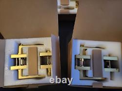 EHOMEWARE 3 Pack Door Handleset with Single Cylinder Deadbolt, 03GD-01ET-3