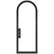 Eto Doors Athens Steel Metal Single Arched 1-lite French Door With Low-e Glass