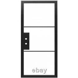 ETO DOORS STAL STEEL METAL SINGLE ARCHED 4-LITE FRENCH DOOR With LOW-E GLASS