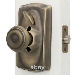 Electronic Door Lock Keyless Entry Antique Brass Flex Lock LED Backlight Keypad