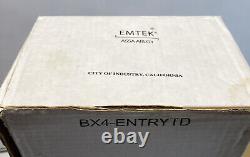 Emtek 4202 US15 Melrose Style Dummy Entrance Handleset Orb Knob Satin Nickel