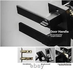 Exterior Door Lock Set with Deadbolt, Front Door Handle Set with Deadbolt