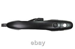 Exterior Outer Outside Door Handle Black with Smart Entry Front Left Driver Side