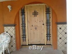 Exterior RUSTIC Entry Door 36 x 80 Knotty Alder Wood PREHUNG FRONT DOOR