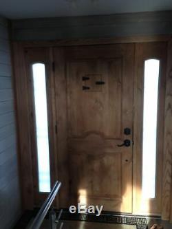 Exterior RUSTIC Entry Door 36 x 80 Knotty Alder Wood PREHUNG FRONT DOOR