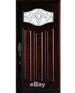 External Front Door With Glass Exterior French Single Entry Pre-hung 36×80