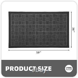 Extra Large Front Door Mat Outdoor Doormat for Home Entrance Outside Entry Ex