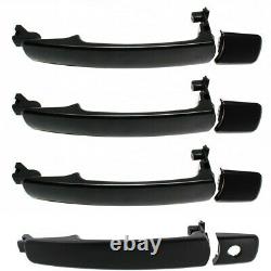 FDH010265, NI1310129 Exterior Door Handles Set of 4 Front & Rear Left-and-Right