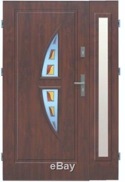 Fargo 15DB exterior front entry door with side panels