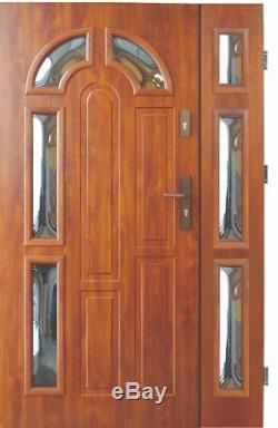 Fargo 9DB front doors with sidelites / exterior front entry door