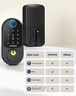 Fingerprint Deadbolt Lock, Keyless Entry Door Locks with Keypads Front Door