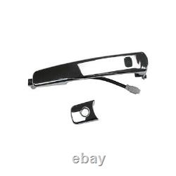 Fit for Infiniti FX35 FX45 Door Handle Outside Chrome Smart Entry Front LH Side