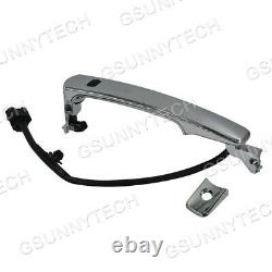 For 2010-2013 Nissan Rogue Car Front Left Outside Chrome Door Handle Smart Entry