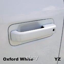 Ford F-150 2015-2020 Oxford White Door Handles Front Driver And Passenger Side