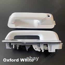 Ford F-150 2015-2020 Oxford White Door Handles Front Driver and Passenger Side