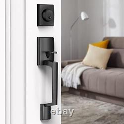Front Door Handle Brightify Single Cylinder Exterior Door Entry Handle with D
